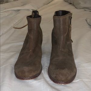 Sole Society Ines Booties - Taupe Size 11
